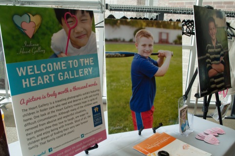 Northview hosted the Heart Gallery during Weekend Services on Oct. 19/20. The Heart Gallery showcases foster children in Indiana who need adopted. [photo by Jennifer Murphy]